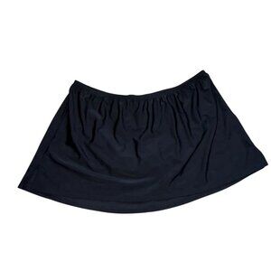 Swim By Cacique Womens Swim Skirt-Black-22-NWT